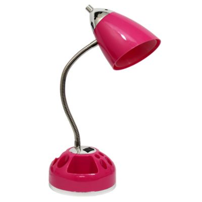 pastel pink desk lamp