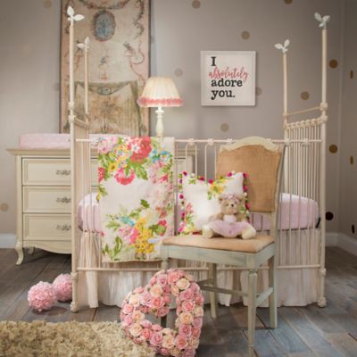 vintage floral crib bedding sets