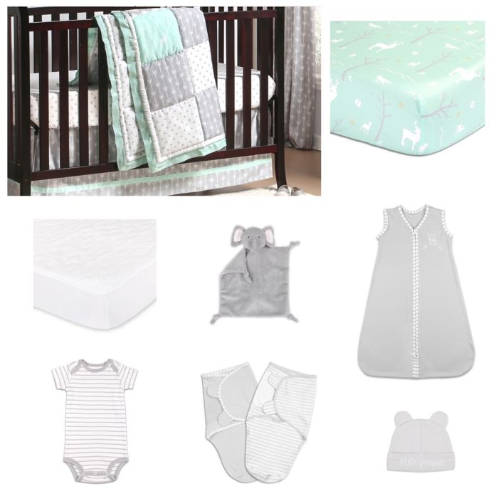 The Peanutshell Adventure Patch 11 Piece Sleep Essentials Crib