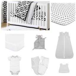 Black And White Crib Bedding Buybuy Baby