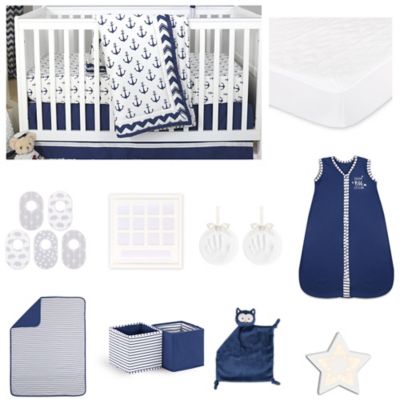 denim crib bedding