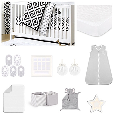 The Peanutshell&trade; Deco Diamond Crib Bedding Collection. View a larger version of this product image.