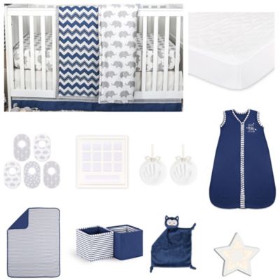 grey chevron baby bedding