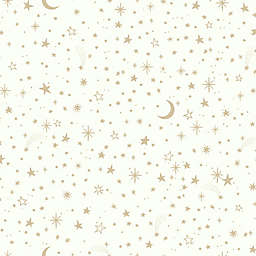 RoomMates® Twinkle Little Star Peel & Stick Wallpaper in Gold/White