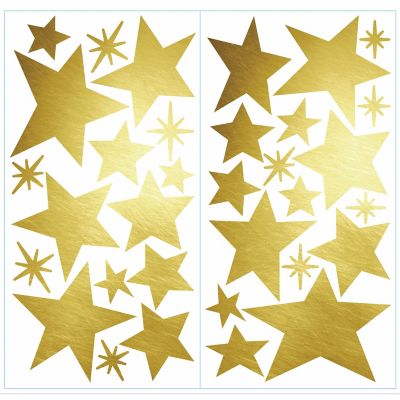 RoomMates® Star Peel & Stick Wall Decals in Gold | Bed Bath & Beyond