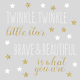RoomMates® Twinkle Twinkle Star Peel & Stick Wall Decals in Gold/White