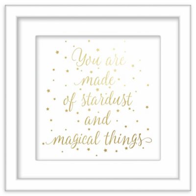 RoomMates&reg; Stardust and Magical Things 12-Inch Square Framed Wall Art