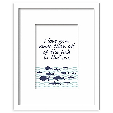 RoomMates&reg; All of the Fish in the Sea 8-Inch Square Shadowbox Wall Art. View a larger version of this product image.