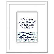 RoomMates&reg; All of the Fish in the Sea 8-Inch Square Shadowbox Wall Art