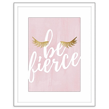 RoomMates&reg; Be Fierce 11-Inch x 14-Inch Framed Wall Art. View a larger version of this product image.