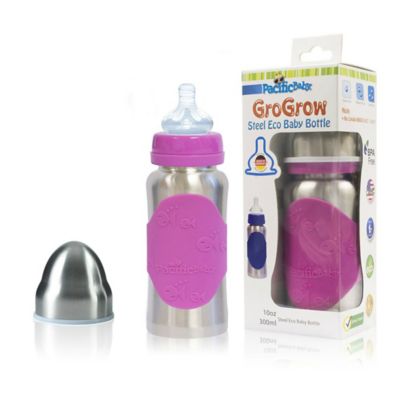silver feeding bottle for baby