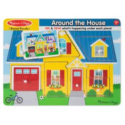 Melissa & Doug® 8-Piece Around the House Sound Puzzle