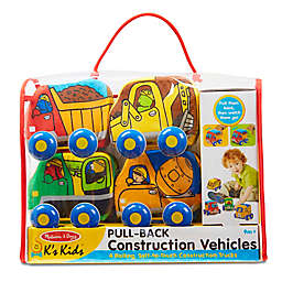 Melissa & Doug® Pull Back Construction Vehicles