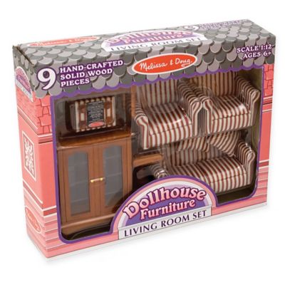 melissa and doug furniture dollhouse