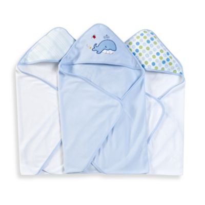 whale baby towel