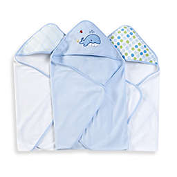Spasilk® Hooded Towels (Pack of 3) - Whale