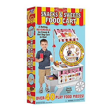 Melissa &amp; Doug&reg; Snacks &amp; Sweets Food Cart. View a larger version of this product image.