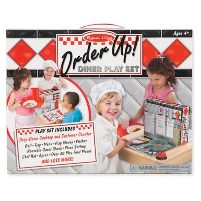 melissa and doug diner restaurant playset