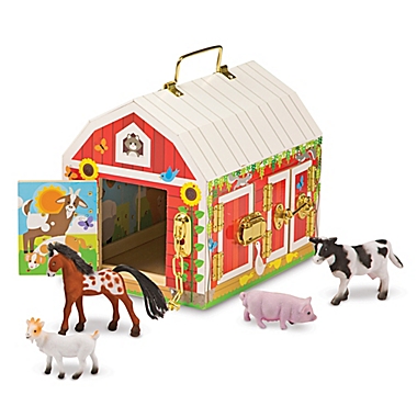 Melissa &amp; Doug&reg; Wooden Latches Barn. View a larger version of this product image.