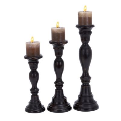 3 piece candle holder set