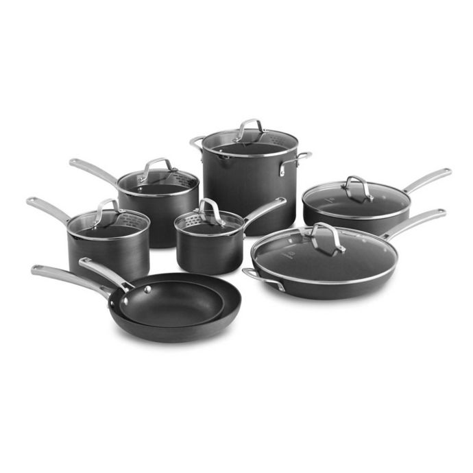 Calphalon Classic Nonstick 14 Piece Cookware Set Bed Bath Beyond