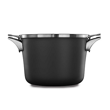 Calphalon&reg; Premier&trade; Space Saving Hard Anodized Nonstick 8 qt. Covered Stock Pot. View a larger version of this product image.