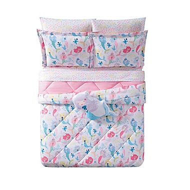 My World Mermaids Reversible Comforter Set. View a larger version of this product image.