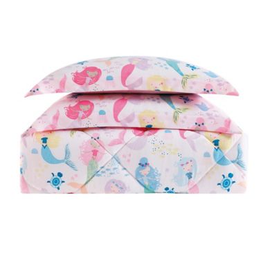 My World Mermaids Reversible Comforter Set. View a larger version of this product image.