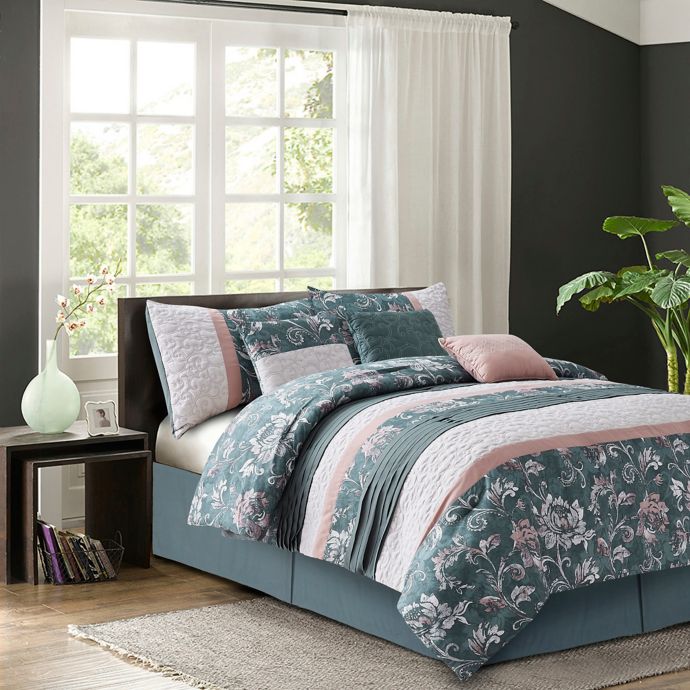 R2zen Harlow Reversible Comforter Set Bed Bath Beyond