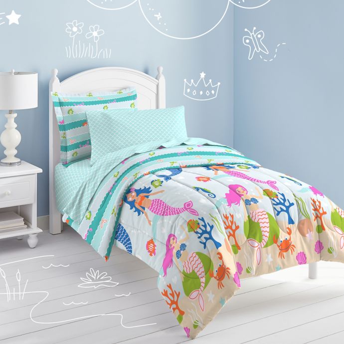 Dream Factory Mermaid Dreams Comforter Set