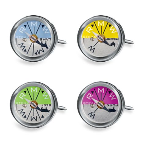 Rosle Meat And Steak Cooking Thermometers - Set of 4 | Bed Bath & Beyond