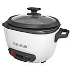 Alternate image 1 for Black &amp; Decker&trade; 16-Cup Rice Cooker in White