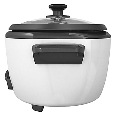 Black &amp; Decker&trade; 16-Cup Rice Cooker in White. View a larger version of this product image.