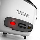Alternate image 4 for Black &amp; Decker&trade; 16-Cup Rice Cooker in White