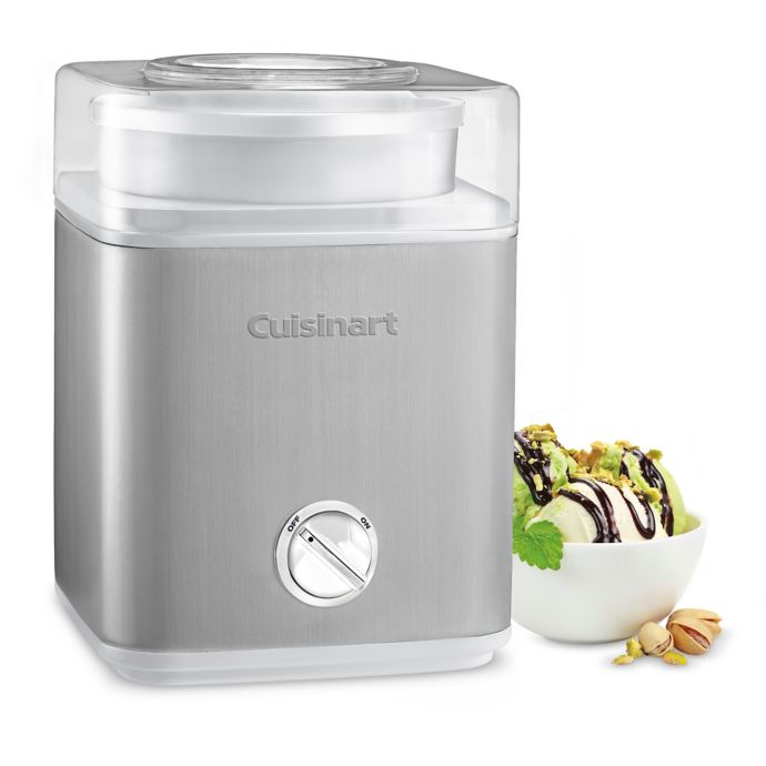 Cuisinart® Pure Indulgence Ice Cream & Sorbet Maker in Stainless Steel ...