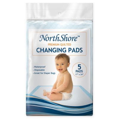 NorthShore&trade; 5-Count Premium Disposable Baby Changing Pads