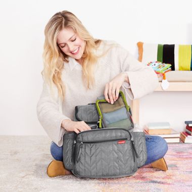 SKIP*HOP&reg; Forma Backpack Diaper Bag in Grey. View a larger version of this product image.