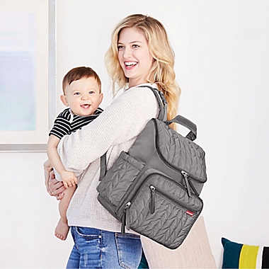 SKIP*HOP&reg; Forma Backpack Diaper Bag in Grey. View a larger version of this product image.