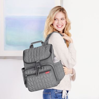 SKIP*HOP&reg; Forma Backpack Diaper Bag in Grey. View a larger version of this product image.