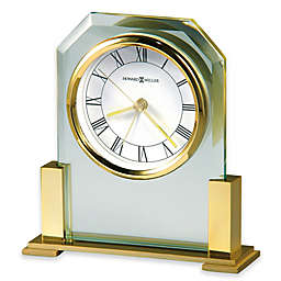 Howard Miller Paramount Tabletop Clock in Polished Brass