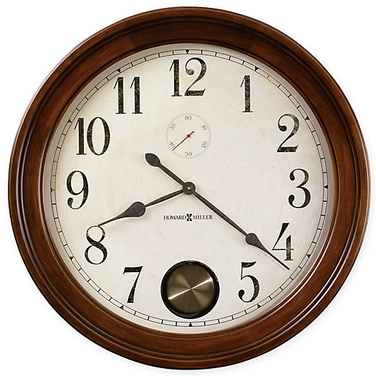 Alternate image 1 for Howard Miller Auburn Wall Clock in Hampton Cherry