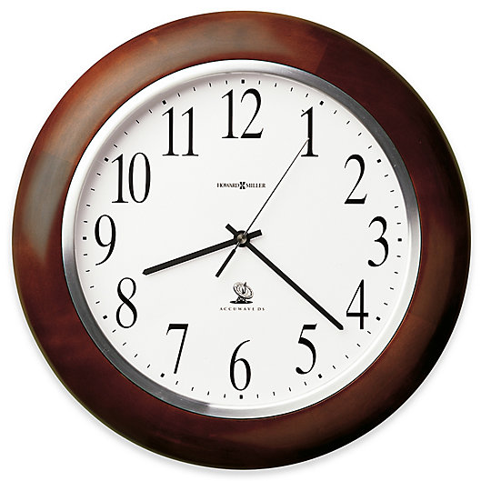 Alternate image 1 for Howard Miller Murrow 13.75-Inch Wall Clock in Windsor Cherry