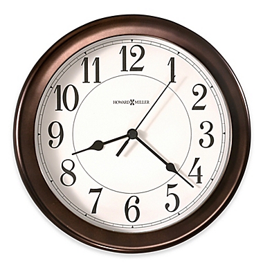 Howard Miller Virgo 8.5-Inch Wall Clock in Oil Rubbed Bronze. View a larger version of this product image.