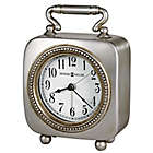 Alternate image 0 for Howard Miller Kegan Tabletop Alarm Clock in Antique Pewter
