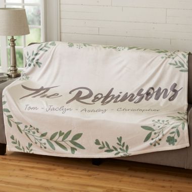 Cozy Home Fleece Throw Blanket. View a larger version of this product image.