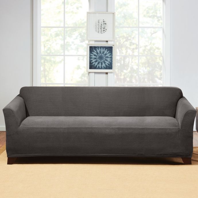 Sure Fit Hudson Stretch Sofa Slipcover Bed Bath Beyond