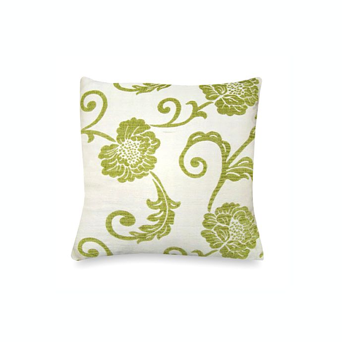 Velvetine Floral 16 Square Decorative Throw Pillow Bed Bath Beyond