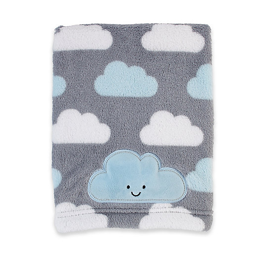 Alternate image 1 for Little Love by NoJo® Happy Little Clouds Plush Blanket