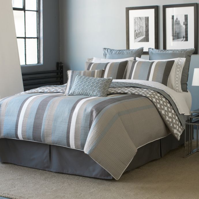 Hgtv Home Lucas Comforter Set 100 Cotton Bed Bath Beyond