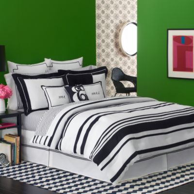 kate spade new york Fairmont Stripe Comforter Customer Reviews | Bed Bath &  Beyond